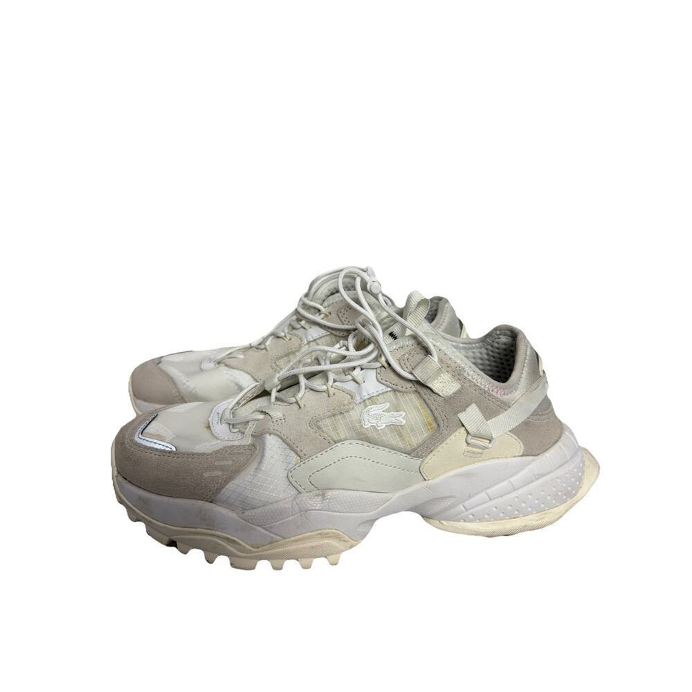 Lacoste Men's L-Guard Breaker Lowtop Sneakers, Off-White/Off-White